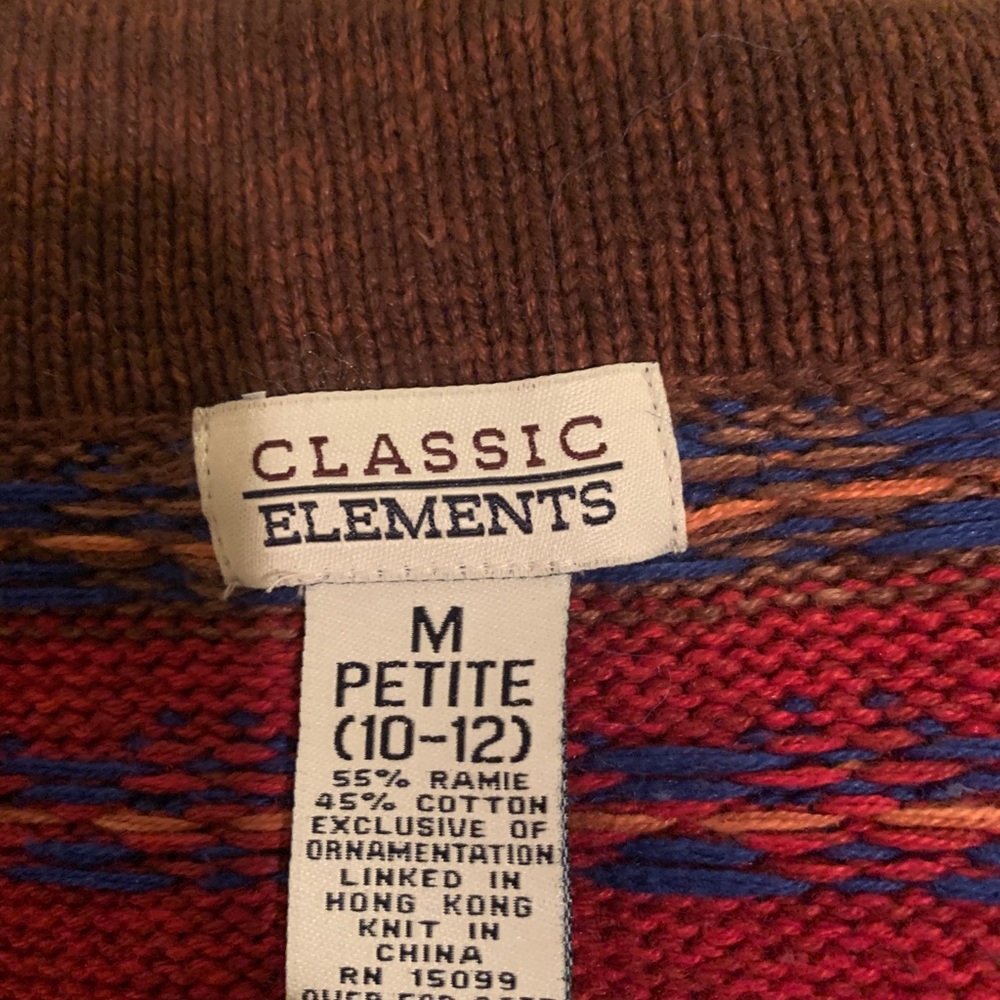 Classic Elements Petite Zipper Sweater - Picture 15 of 16
